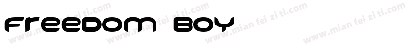 Freedom boy字体转换